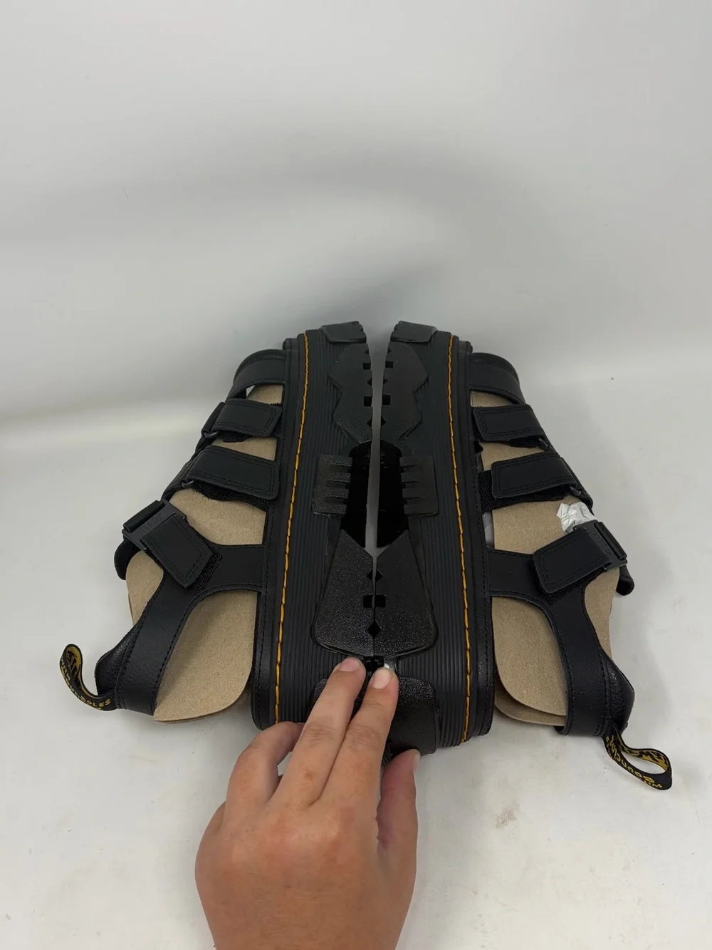 NEW Dr Martens Mattison 3 Strap Platform Sandals Size US 10 Women’s